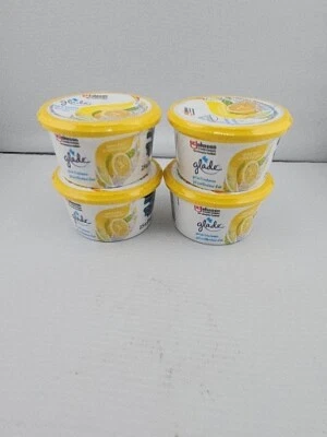 Lote de 4 tinas ambientador de gel Glade Limón Zing (2,5 oz por tina) Foto 1 de 3