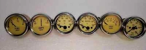Smiths-52mm-Kit-Elec Temp-Oil-Fuel-Oil Temp Volt +Amp Gauges - Picture 1 of 3