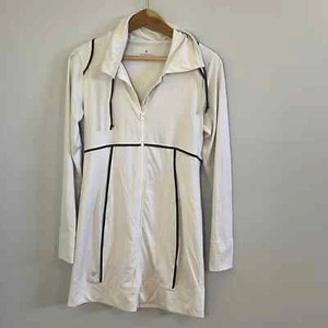 Athleta White Synthetic Spinnaker Sun Jacket Size S - Picture 1 of 6