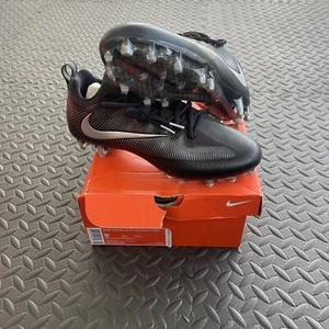 Nike Vapor Untouchable Pro Football Cleats Mens Size 9 black/silver RARE - Picture 1 of 8