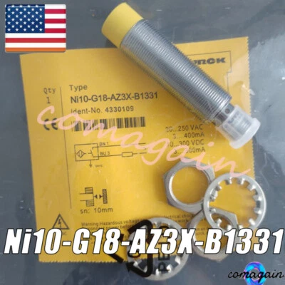 1pc New For TURCK Ni10-G18-AZ3X-B1331 Proximity Sensor fast Ship US Stock - Image 1 of 4