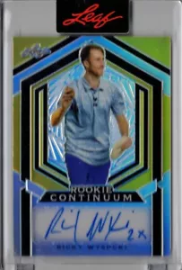 2023 Hoja Metal Novato Continuum #MC-34 Ricky Wysocki Tarjeta de Autógrafo Automática/84 - Imagen 1 de 2