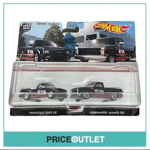 Hot Wheels Premium Car Culture - '83 Chevy Silverado & '91 GMC Syclone - Damaged - Picture 1 of 1