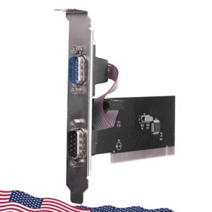 PCI Serial Port Card PCI to COM 9 Pin RS232 DB9 Desktop Expansion Cards - Afbeelding 1 van 7