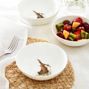 Juego de 4 tazones de cereal (liebre) Royal Worcester Wrendale Designs - Imagen 1 de 3