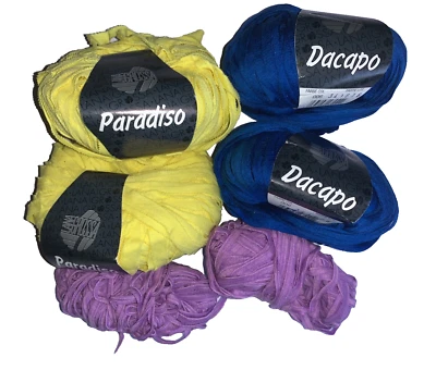 225 g DACAPO / PARADISO Bändchengarn - 100 %  Baumwolle Lana Grossa - Bild 1 von 3