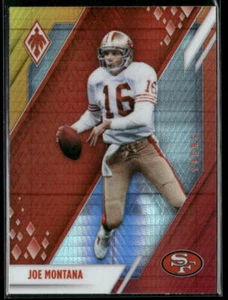 2021 Panini Phoenix #82 Joe Montana Fire Burst San Francisco 49ers - Picture 1 of 2