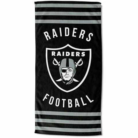 NFL Las Vegas Raiders football team beach towel 30x60 inches Cover