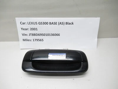 Conjunto de manija de puerta exterior lateral 98-05 Lexus GS300 RR 69230-30190C0 OEM Foto 1 de 4