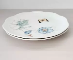 2er Set Lenox Schmetterling Wiese Libelle & Monarch 9 Zoll Essteller (P11) - Bild 1 von 9