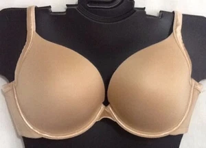 Old Shiny & New Smooth Boost Plunge Bra Nylon BEIGE Cacique Lane Bryant NWOT - Picture 1 of 12