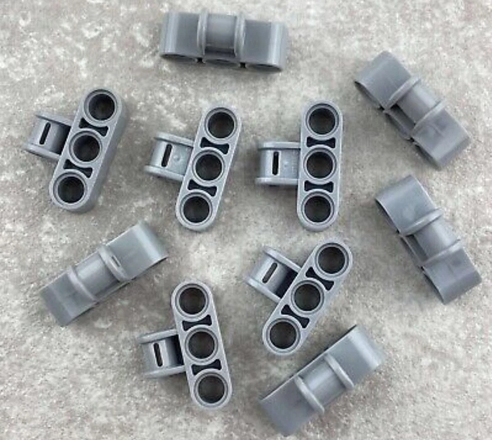LEGO 63869 Technic, Axle and Pin Connector Triple  - LIGHT BLUISH GRAY (10pcs) - Image 1 of 1