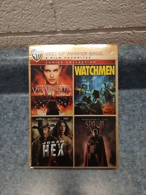 4 FILM FAVORITES COMICS COLLECTION (DVD, 2013) NEW WITH SLEEVE WB 90 Years - Image 1 of 4