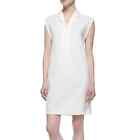 NEW Rag & Bone White Baron Casual Shirt Dress Womens 6