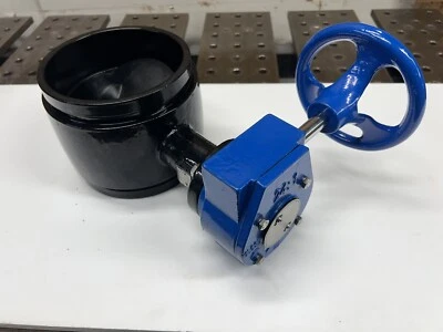 Grooved End Butterfly Valve 6" Ductile Iron, EPDM Seal, Gear Actuator - Image 1 of 4