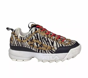 Fila "Disruptor 2" Damen-Sneaker Zebra Tiermotiv mehrfarbig Freizeit 9 - Bild 1 von 8