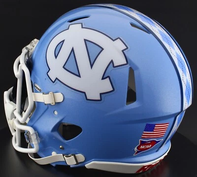NORTH CAROLINA UNC TAR HEELS Riddell Speed Full Size AUTHENTIC Football Helmet - Image 1 of 4