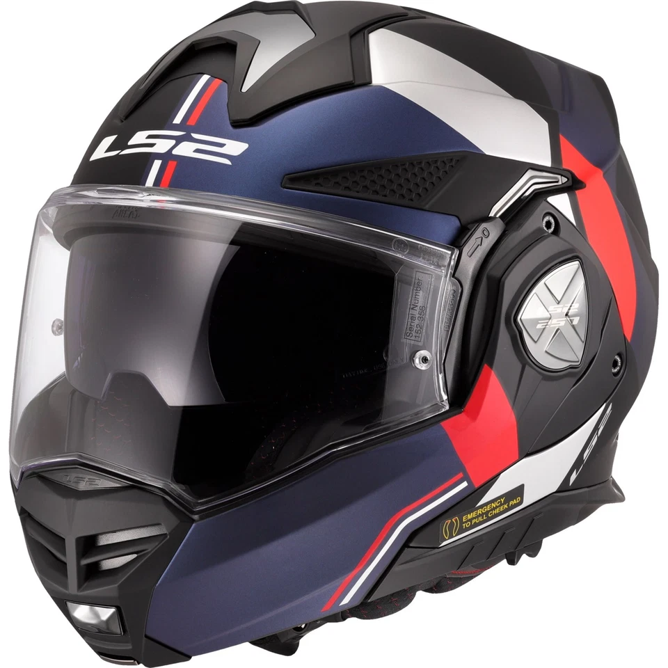 LS2 Motorcycle Helmet Advant X Ultra FF901 - Flip Helmet With Sun Visor - Image 1 of 1