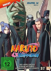 Naruto Shippuden - Staffel 14 - Box 2 (Folgen 529-540, Uncut) DVD NEU - Bild 1 von 1