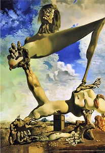 DALI - SOFT CONSTRUCTION - REFRIGERATOR PHOTO MAGNET - Picture 1 of 3