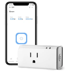 Sonoff S31 US Smart Plug WIFI Steckschlüsselschalter Leistungsmessung APP Steuerung Timer 15A - Bild 1 von 12