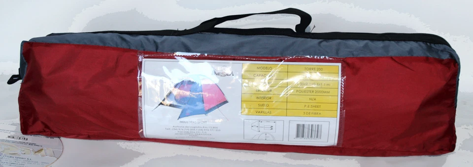 tienda de campaña inesca TORRE 200 2 PLAZAS - LIQUIDACIÓN - - Imagen 1 de 1