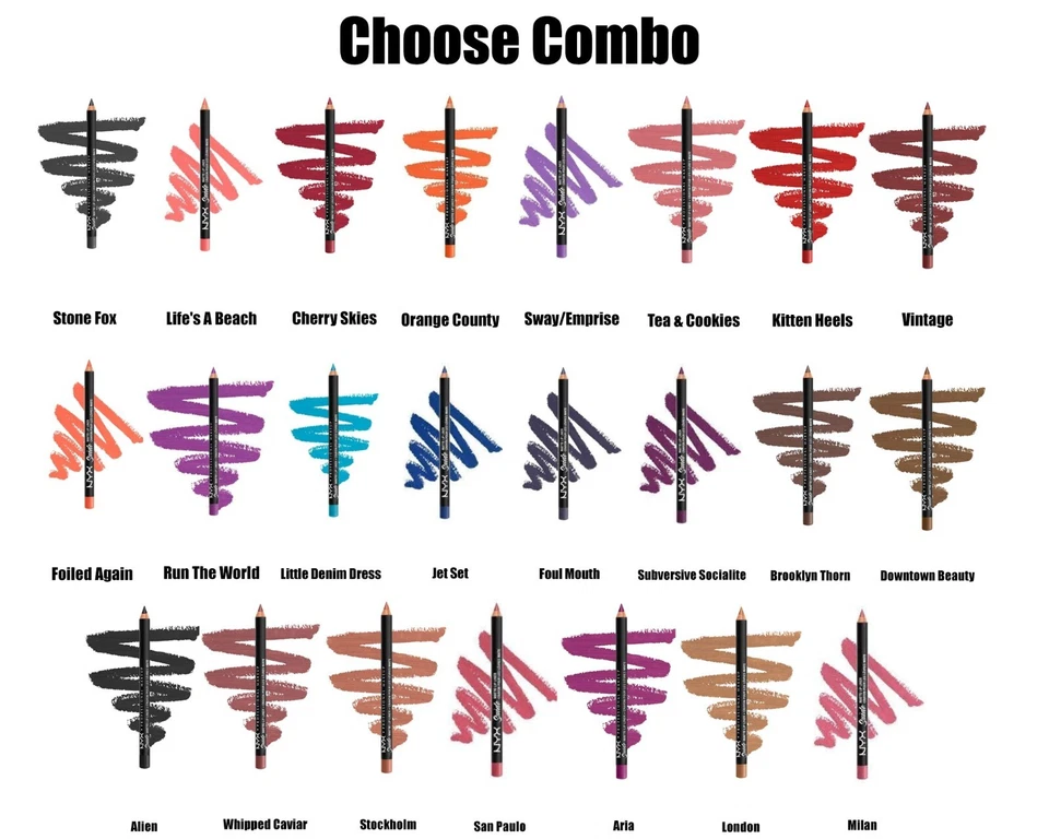 NYX Suede Matte Lip Liner Pencil Choose Shade - Image 1 of 1