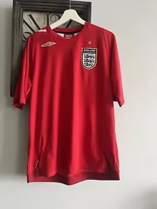UMBRO ENGLAND National Team Football Shirt Kick Off 2006 Full Time 2008 Size L - Picture 1 of 19