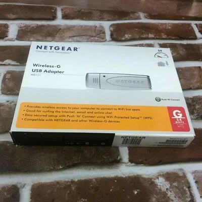 Netgear Wireless-G USB Adapter 54  WG111- used  - Image 1 of 4