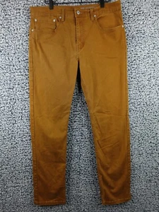Pantalones de mezclilla Levis 502 Performance para hombre talla 34 marrón elástico recto 34x32 - Imagen 1 de 17