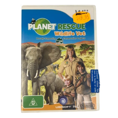 Planet Rescue Wildlife Vet Nintendo Wii, 2008 Complete with Manual  - Image 1 of 4