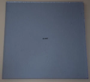 1814.30 TRANSPARENTE SAPHIRBLAUE TÖNUNG 5"x 5" BULLSEYE 3mm DICKES GLAS 90 COE - Bild 1 von 2