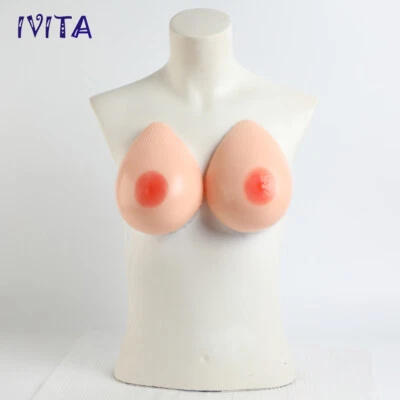 IVITA A-FF Cup S-6XL Selbstklebend Brüste Silikonbrüste Crossdresser Fake Brüste - Bild 1 von 4
