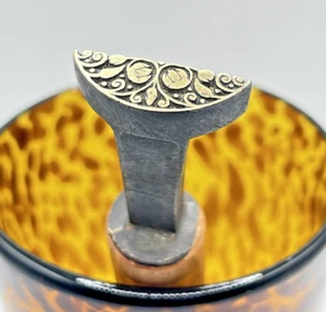 Antique Bookbinding Finishing tool Decorative Gilding Vintage Tools Design 72 - Picture 1 of 6