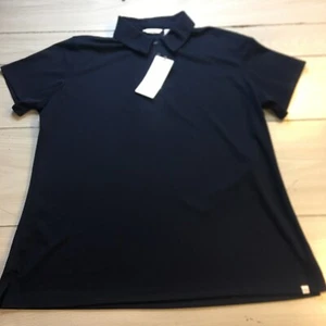 Lady Hagen Polo Shirt  XXL Navy Stretch Short Sleeve Collared Performance NWT! - Picture 1 of 9