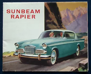 Brochure prospetto 1959 Sunbeam Rapier (GB) - Foto 1 di 2