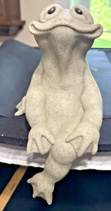 Quarry Critters Second Nature Design ~ FARKLE Frog ~ 9" 2000 Edge/Shelf Sitter - Picture 1 of 11