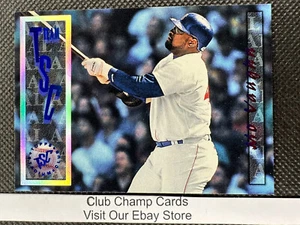 1996 #TSC-184 Mo Vaughn Topps Stadium Club béisbol Medias Rojas - Imagen 1 de 2
