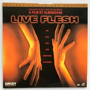 LIVE FLESH Laserdisc LD WIDESCREEN FORMAT PEDRO ALMODOVAR DIRECTS W/TRAILER RARE - Bild 1 von 2
