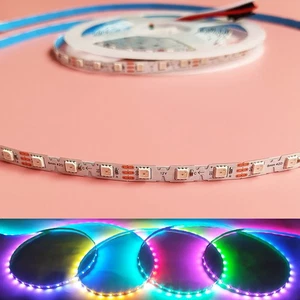 12V WS2812 3030 LED Strip Light RGBIC  S Shape Bendable Addressable Individually - Picture 1 of 14