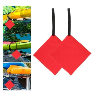 Red Safety Travel Flag for Kayak Canoes Warning Flag with - image 1 of 4