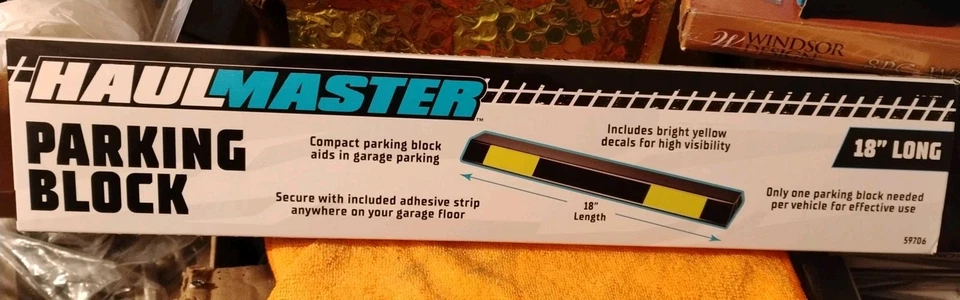 Reflective Parking Block Curb Stop 18” Inches Strip 1 Pack Haul-Master - Image 1 of 1