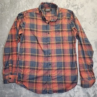 Camisa de Franela Ezequiel Hombres Pequeña Marrón Cuadros Manga Larga con Botones Senderismo Foto 1 de 4