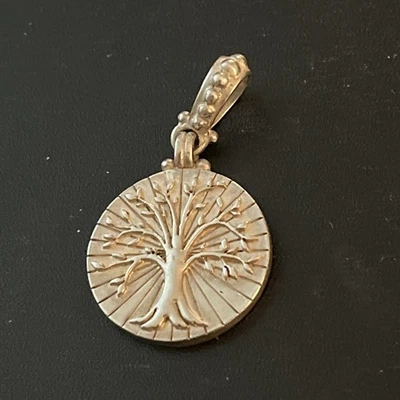 925 Sterling Silver Tree of Life Necklace Pendant - Image 1 of 4