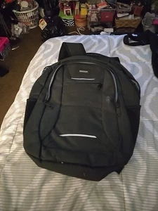 BIKROD Travel Laptop Backpack, 17" Extra Large, Water Resistant USB Port, Black - Picture 1 of 7
