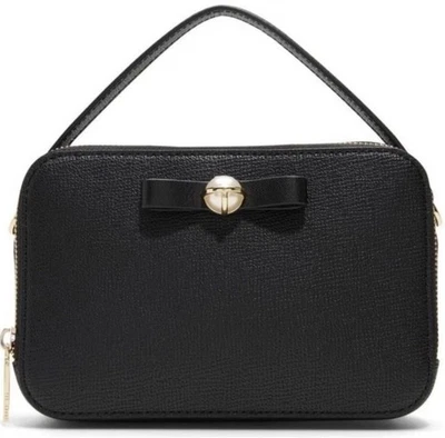 Bolso para cámara Ted Baker-Teena negro adornado con perlas con asa superior nuevo con etiquetas Foto 1 de 4