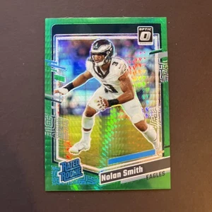 2023 Panini Donruss Optic - Rated Rookie Nolan Smith #283 Green Hyper Prizm (RC) - Foto 1 di 2