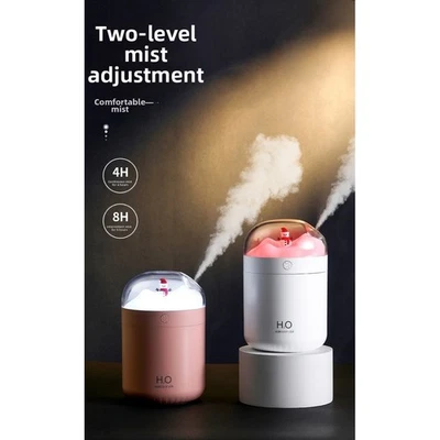 500ML USB Luftbefeuchter mit Schneemann Design Nachtlicht für Zuhause Auto Bür - Bild 1 von 4