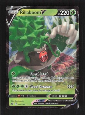 Rillaboom V SWSH02: Rebel Clash #017/192 - Image 1 of 3