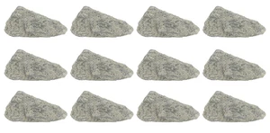 12 Stück roher Phyllit, metamorphe Gesteinsproben - ca. 1" - Geologe ausgewählt - Bild 1 von 3
